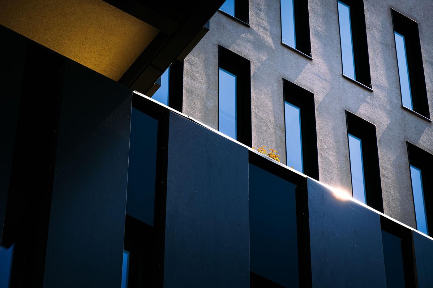 Architectural detail — light and shadow