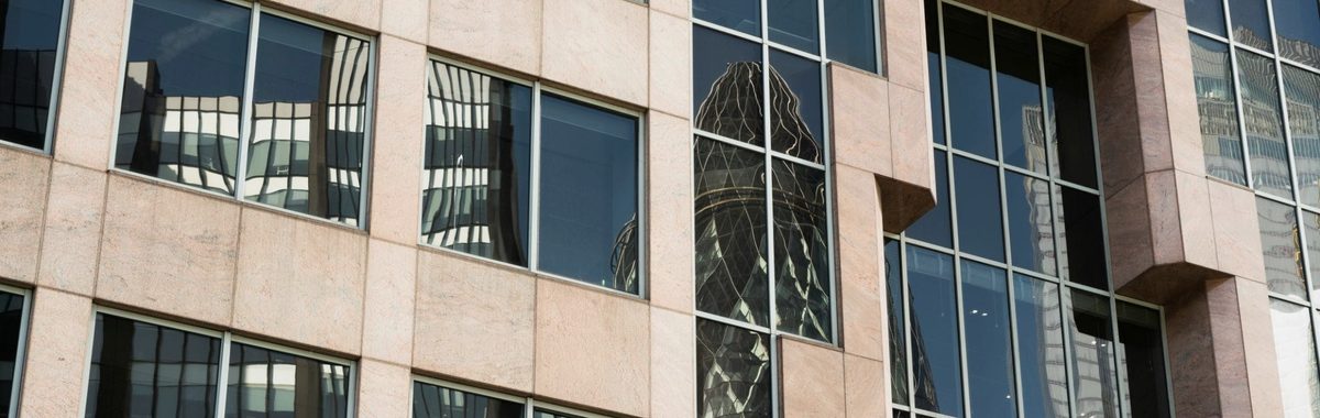 Financial district architecture